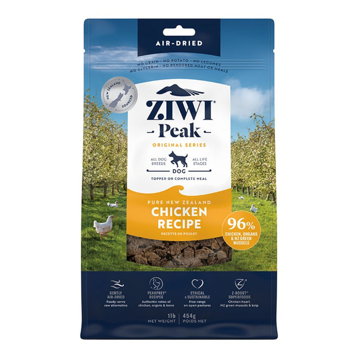 Ziwi Peak Original Series Air Dried Dog Food Chicken Recipe 1-lb