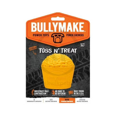 BullyMake Toss n' Treat Butter Flavored Popcorn Dog Chew Toy One Size