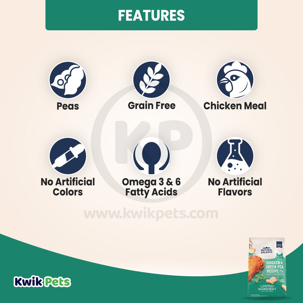 Features of Natural Balance Grain Free Dry Cat Food