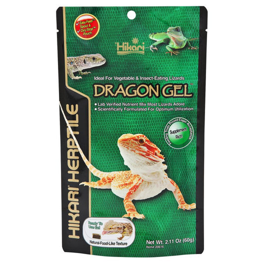 Hikari USA Herptile DragonGel Reptile Food 2.11-oz