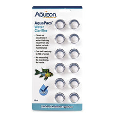 Aqueon AquaPacs Aquarium Water Clarifier 12 Count