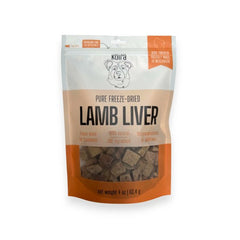 Koira Freeze-Dried Lamb Liver Dog Treats 4-oz