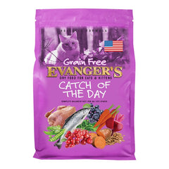 Evanger’s Grain-Free Catch of the Day Cat & Kitten Dry Food 4.4-lb
