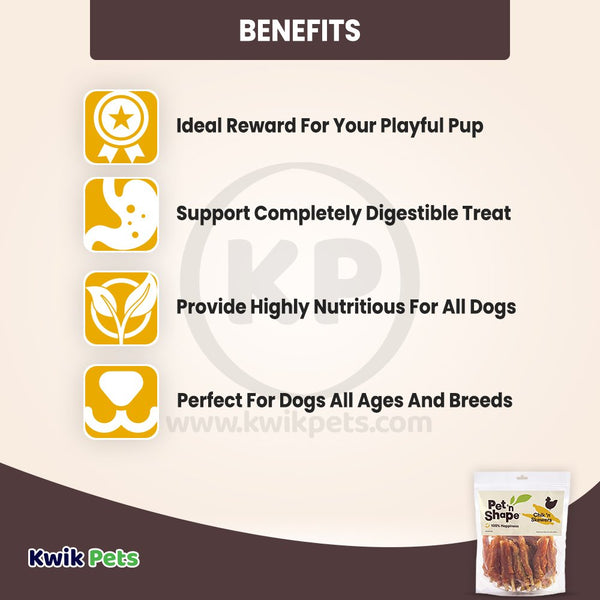 Pet 'N Shape Chik 'n Skewers Dog Treats 32-oz, Kwik Pets