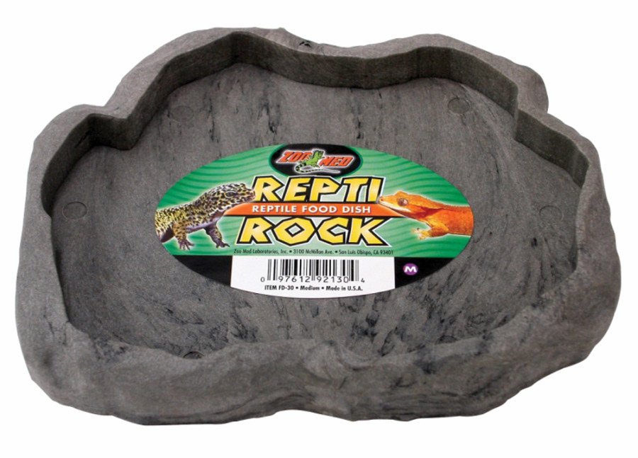 Zoo Med Repti Rock Food Dish Assorted Medium, Kwik Pets