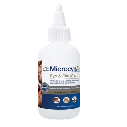 MicrocynAH Ear & Eye Wash 3oz, MicrocynAH
