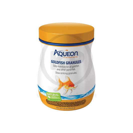 Aqueon Goldfish Granules Fish Food 5.8oz Jar, Aqueon