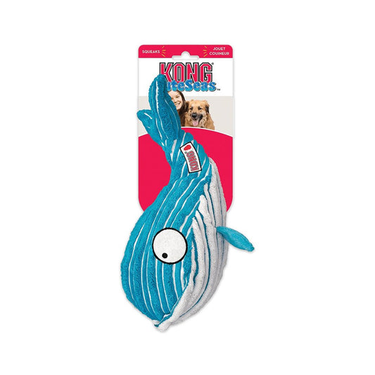 KONG CuteSeas Whale Dog Toy, MD, KONG