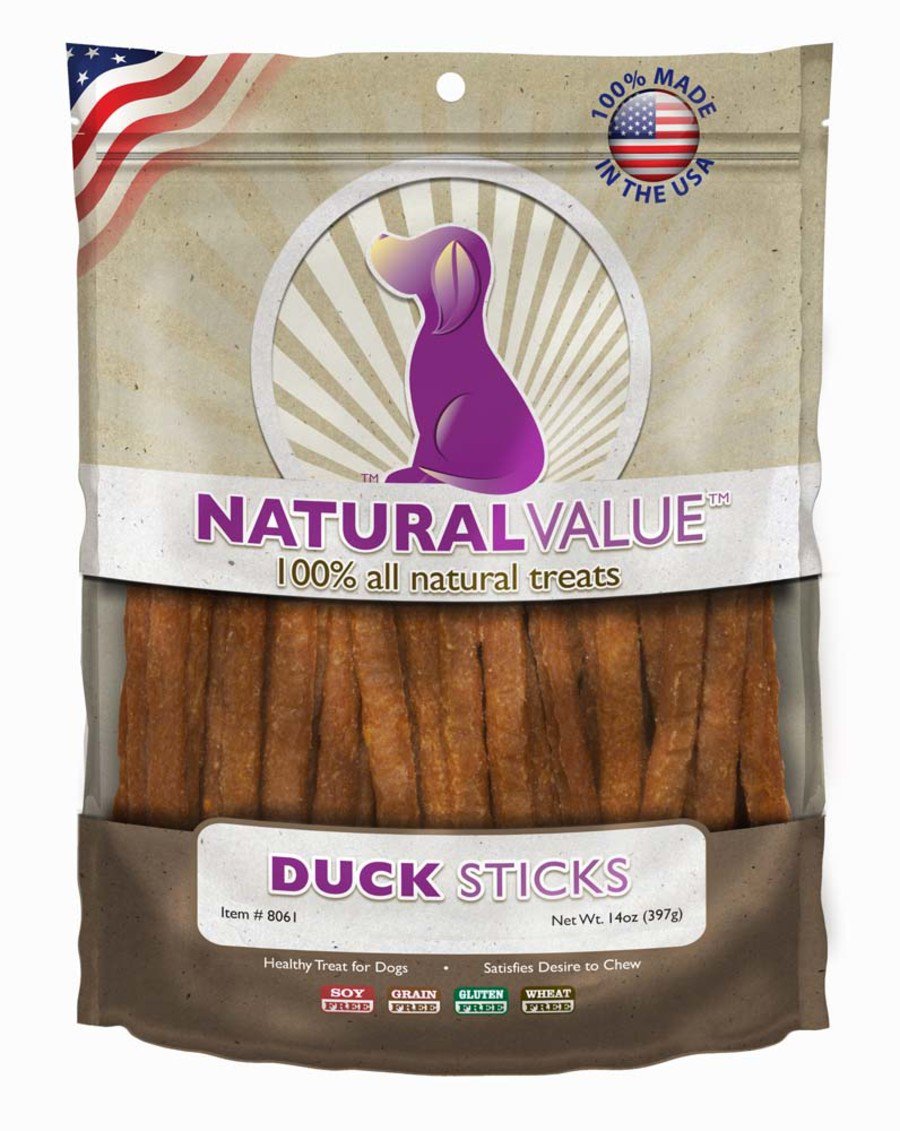 Loving Pets Natural Value Duck Sticks Dog Treat 14-oz