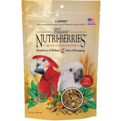 Lafeber Classic Nutri-Berries Macaw & Cockatoo Bird Food 10-oz