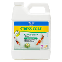 API Pond Stress Coat Tap Water Safe Conditioner for Fish 32-oz