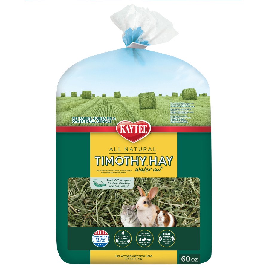 Kaytee Timothy Hay Wafer-Cut Small Animal Food 3.75-lb, Kwik Pets