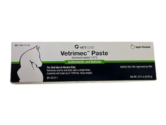 VetOne Vetrimec Ivermectin Horse Dewormer Paste 1.87% Apple Flavored 0.21-oz