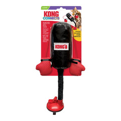 Kong Connects Punching Bag with Boxing Gloves Filled with Catnip Red
