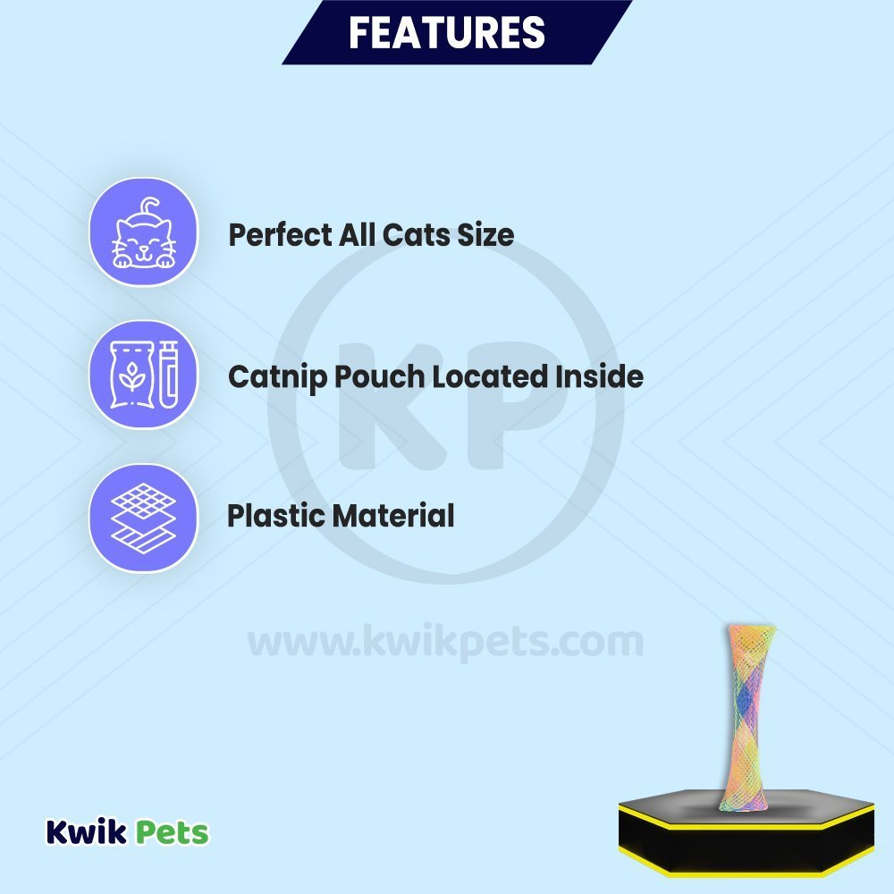 Features - Ethical Pet Spot Kitty Fun Tubes Catnip Cat Toy Assorted 3 Count 3.25-in