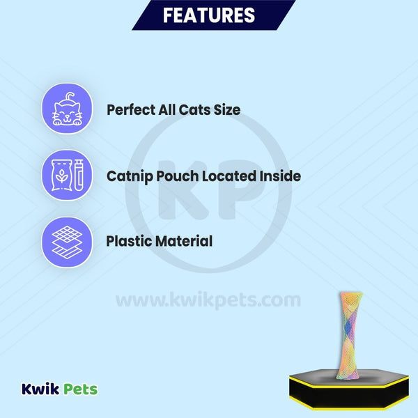 Features - Ethical Pet Spot Kitty Fun Tubes Catnip Cat Toy Assorted 3 Count 3.25-in