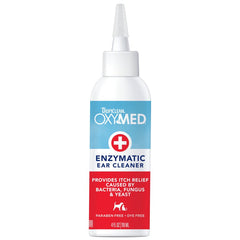 TropiClean OxyMed Enzymatic Ear Cleaner for Dogs & Cats 4-oz