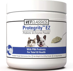 VetClassics Protegrity EZ Probiotic & Enzyme Powder Dog & Cat Supplement 8-oz