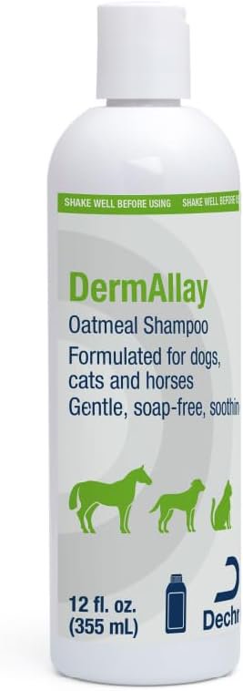 Dechra DermAllay Oatmeal Shampoo for Dogs, Cats & Horses 12-oz