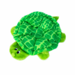 ZippyPaws Squeakie Crawler SlowPoke the Turtle Dog Toy Green