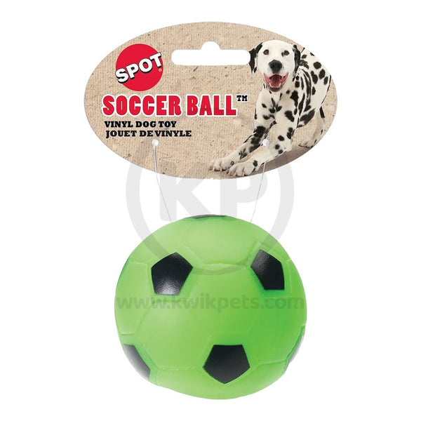 Ethical Pet Spot Soccer Ball Dog Toy Assorted 3-in, Kwik Pets