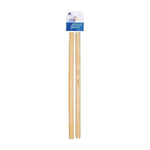 Front of Prevue Pet Products Birdie Basics Wood Perch Brown 2 Count 15 in X 3/4 in