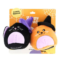 ZippyPaws Halloween Softiez Cat Coven Dog Toy 2 Count