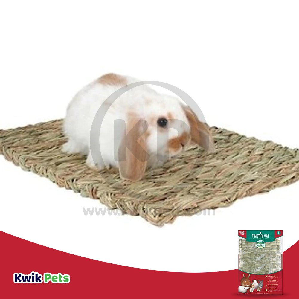 Oxbow Animal Health Timothy CLUB Small Animal Hay Mat Large, Kwik Pets