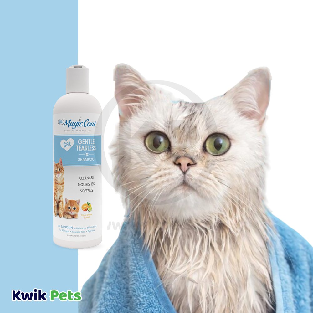 Four Paws Magic Coat Tearless Cat & Kitten Shampoo 16-oz, Kwik Pets
