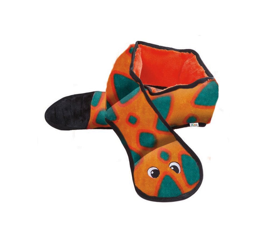 Outward Hound Durablez Snake Dog Toy Orange Extra Large
