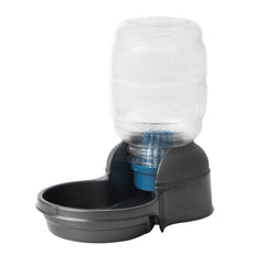 Petmate Replendish Automatic Dog & Cat Gravity Waterer with Microban Pearl Smoke Gary Extra Small