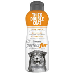 TropiClean PerfectFur Thick Double Coat Shampoo for Dogs 16-oz