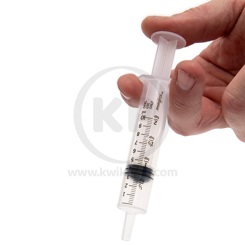 Lixit Hand Feeding Syringe for Baby Animals 10 ml, Kwik Pets