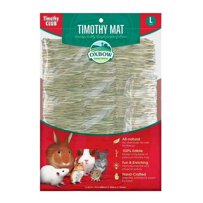 Oxbow Animal Health Timothy CLUB Small Animal Hay Mat Large, Kwik Pets