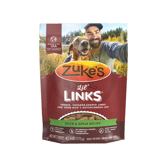 Zuke's Dog Lil Links Duck 6-oz, Zuke's