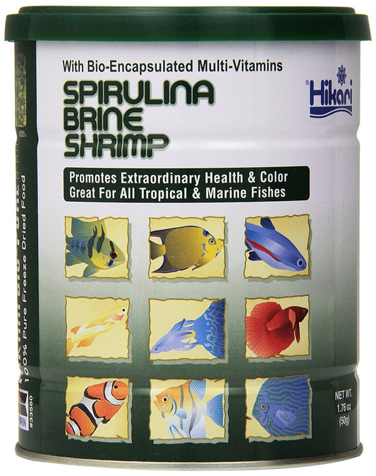 Hikari Bio-Pure Freeze Dried Spirulina Brine Shrimp 1.76-oz, HIKARI