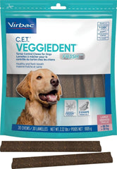 Virbac C.E.T. VeggieDent Fr3sh Dental Chews for Dogs Large 30 Count