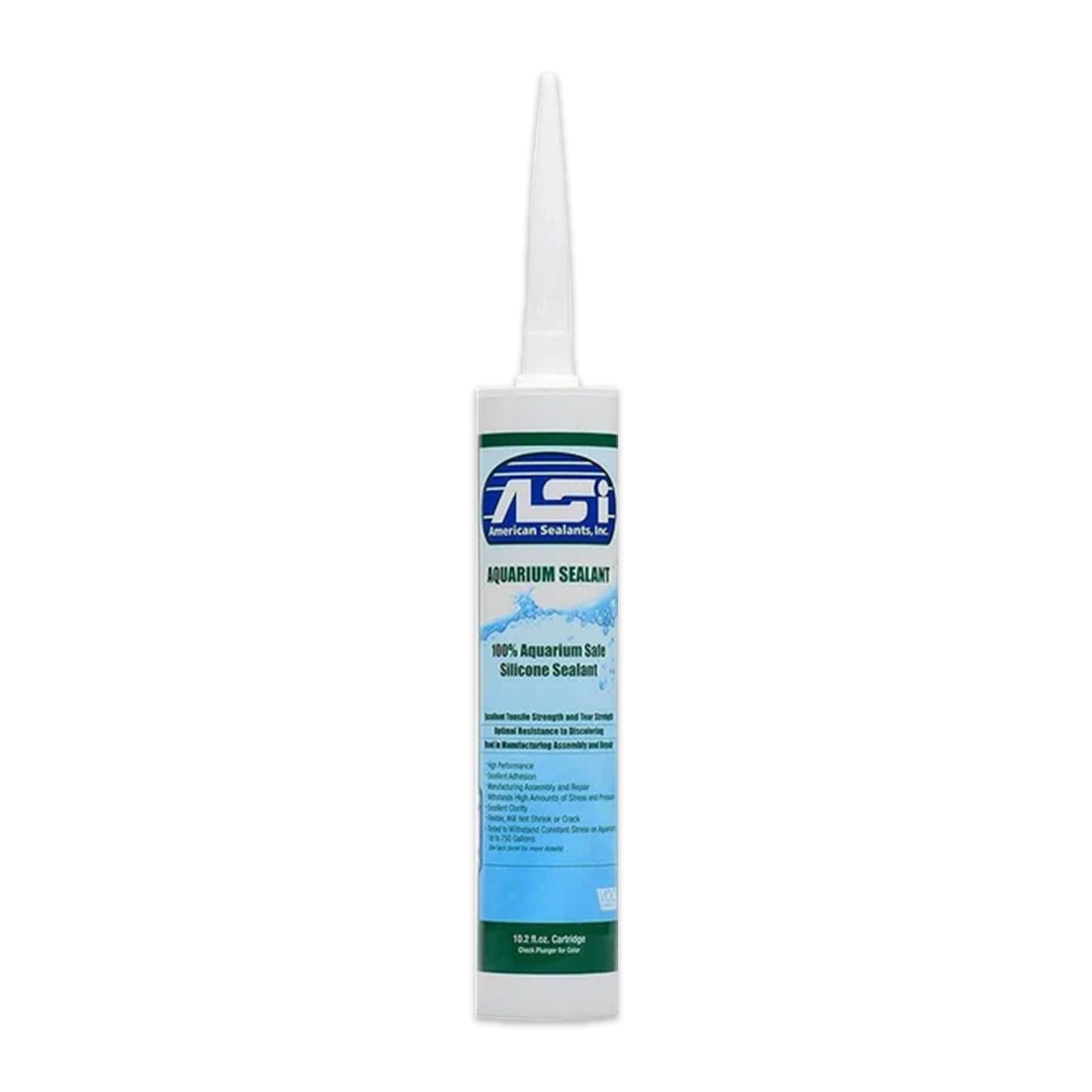 ASI Clear Aquarium Silicone Sealant Cartridge