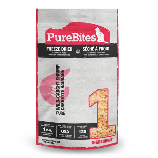 PureBites Freeze Dried Pure Cat Treats Wild-Caught Shrimp, 0.8 oz