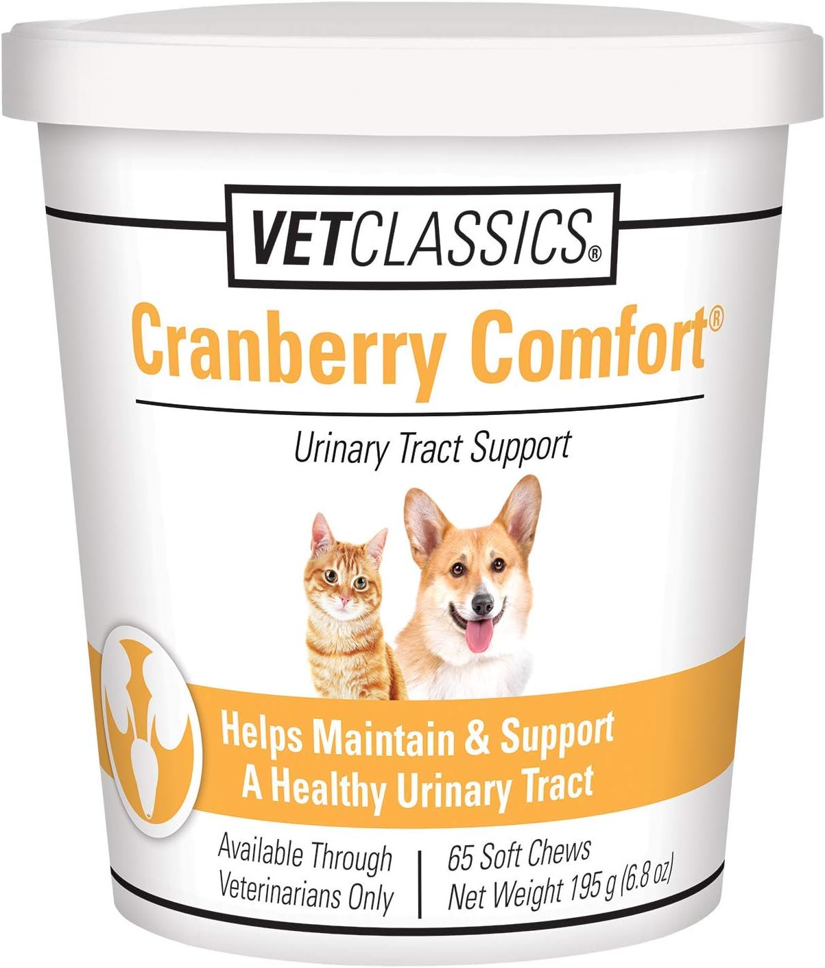 VetClassics Cranberry Comfort Urinary Tract Support Soft Chew Dog & Cat Supplement 65 Count