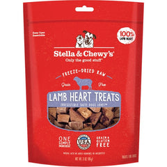 Stella & Chewy's Freeze-Dried Raw Dog Treats Lamb Heart 3-oz