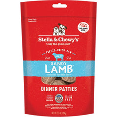 Stella & Chewy's Freeze-Dried Raw Dinner Patties Dog Food Dandy Lamb 5.5-oz