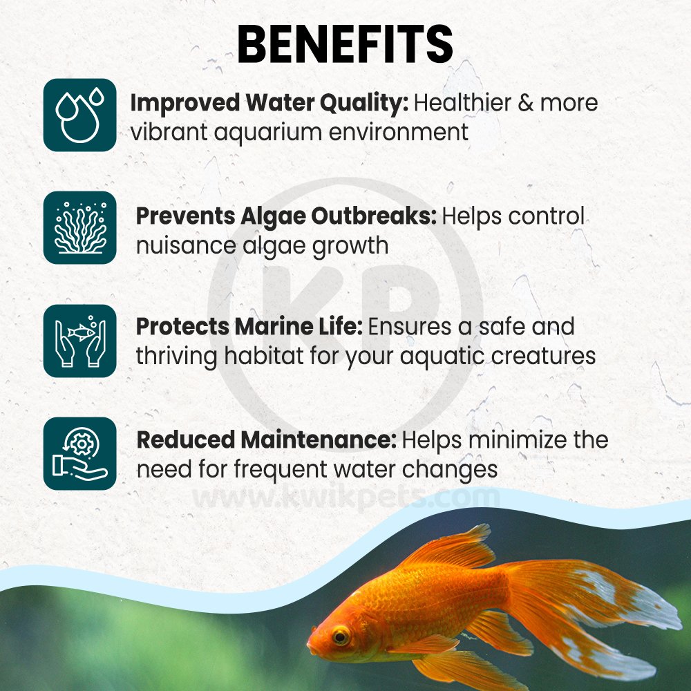 Benefits of Vibrant Saltwater Aquarium cleaner 8-oz