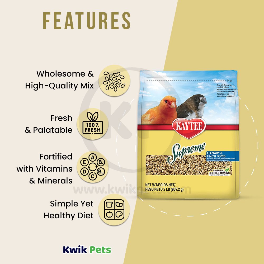 Kaytee Supreme Canary Food 2-lb, Kaytee