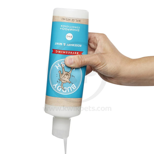 Cloud Star Buddy Wash 2 in 1 Dog Shampoo & Conditioner Rosemary & Mint 16-oz Uses