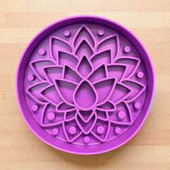 Koira Silicone Dog Slow Feeder with Suction Cup Purple Lotus