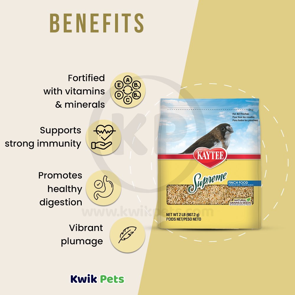 Kaytee Supreme Finch Bird Food 2-lb, Kaytee