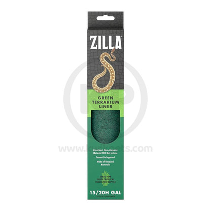 Zilla Reptile Terrarium Liners Green 15/20H/30X gal, Zilla