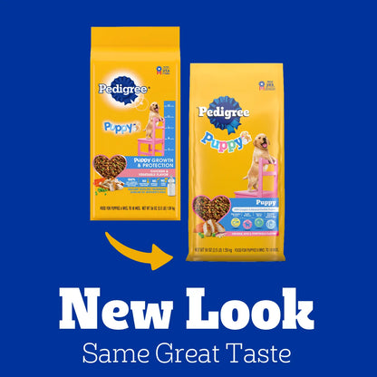 New Look of Pedigree Puppy Growth & Protection Dry Dog Food Chicken & Vegetable 3.5-lb