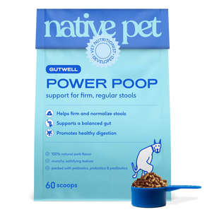 Native Pet Gutwell Power Poop Digestion Support Supplement for Dogs 12.7-oz, Kwik Pets